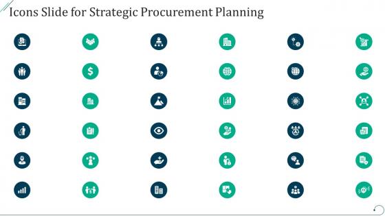 Icons slide for strategic procurement planning ppt file example file