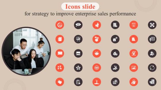 Icons Slide For Strategy To Improve Enterprise Sales Performance MKT SS V
