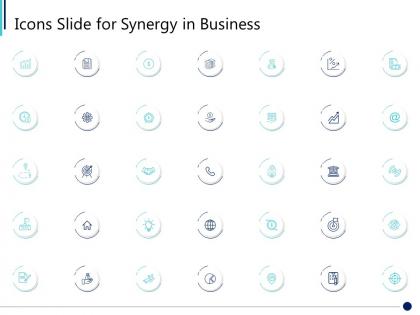 Icons slide for synergy in business ppt pictures