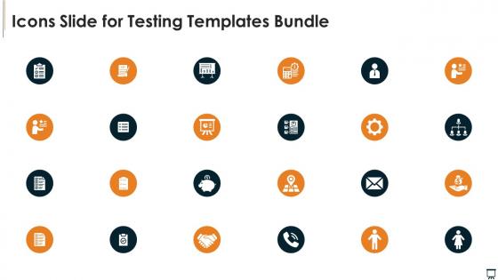Icons Slide For Testing Templates Bundle Ppt Powerpoint Presentation Portfolio Images