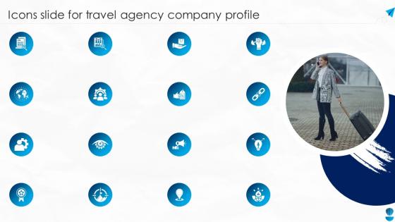 Icons Slide For Travel Agency Company Profile