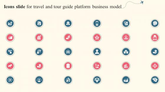 Icons Slide For Travel And Tour Guide Platform Business Model BMC SS V