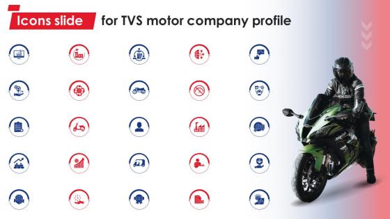 Icons Slide For TVS Motor Company Profile CP SS