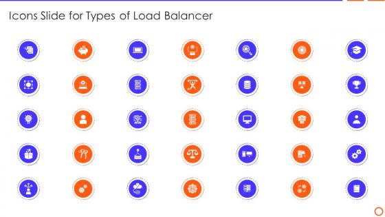 Icons Slide For Types Of Load Balancer