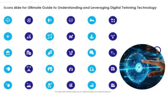 Icons Slide For Ultimate Guide To Understanding And Leveraging Digital Twinning Technology BCT SS V