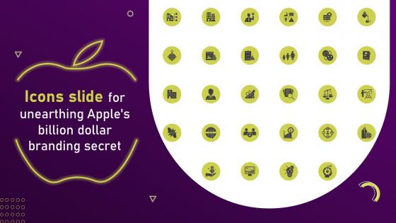 Icons Slide For Unearthing Apples Billion Dollar Branding Secret Ppt File Files