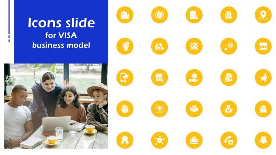 Icons Slide For VISA Business Model BMC SS