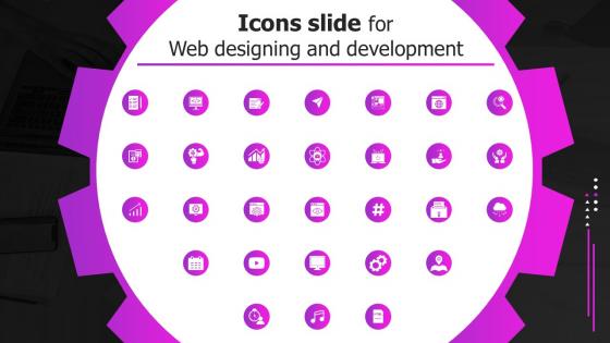 Icons Slide For Web Designing And Development