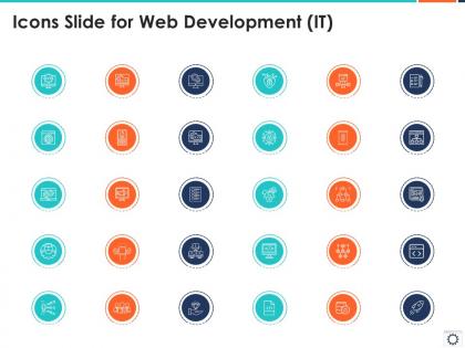 Icons slide for web development it