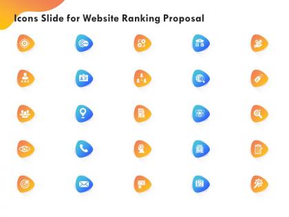 Icons slide for website ranking proposal ppt powerpoint presentation icon background