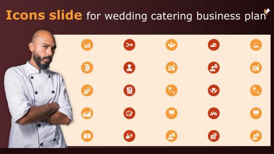 Icons Slide For Wedding Catering Business Plan BP SS