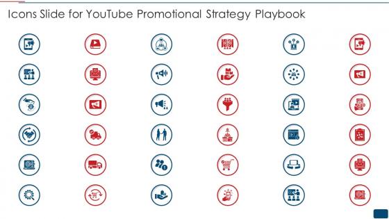 Icons Slide For Youtube Promotional Strategy Playbook Ppt Download