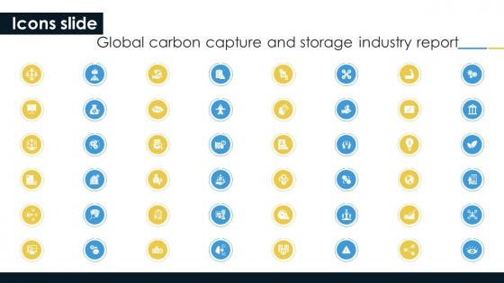 Icons Slide Global Carbon Capture And Storage Industry Report IR SS