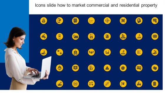 Icons Slide How To Market Commercial And Residential Property MKT SS V