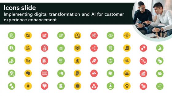 Icons Slide Implementing Digital Transformation And Ai For Customer Experience Enhancement DT SS