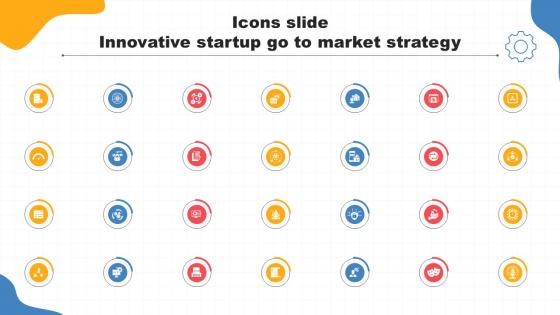 Icons Slide Innovative Startup Go To Market Strategy GTM SS