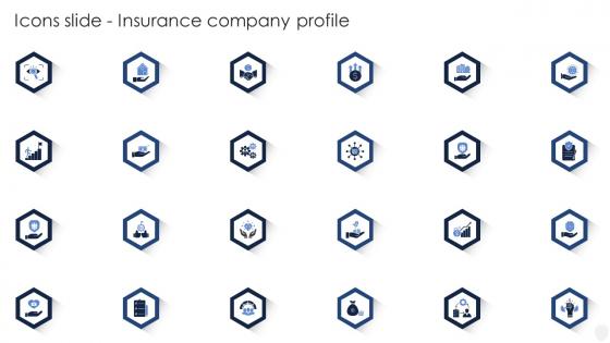 Icons Slide Insurance Company Profile Ppt Powerpoint Presentation Gallery Summary
