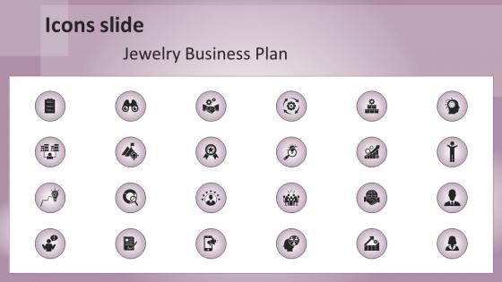 Icons Slide Jewelry Business Plan Ppt Ideas Infographic Template BP SS
