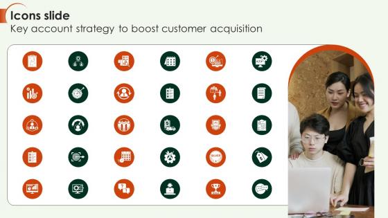 Icons Slide Key Account Strategy To Boost Customer Acquisition Strategy SS V