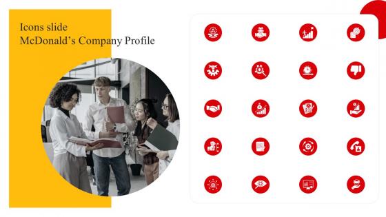 Icons Slide Mcdonalds Company Profile Ppt Themes
