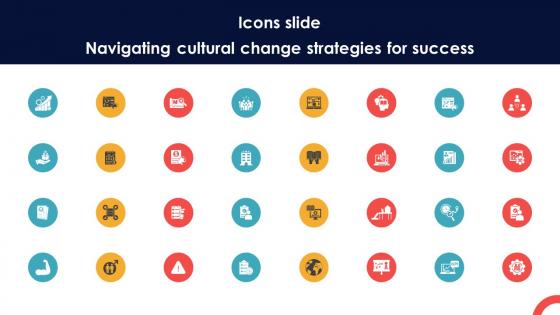 Icons Slide Navigating Cultural Change Strategies For Success CM SS V