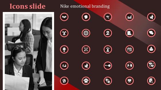Icons Slide Nike Emotional Branding Ppt Powerpoint Presentation Portfolio Slide