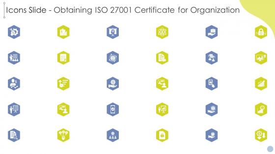 Icons Slide Obtaining ISO 27001 Certificate For Organization