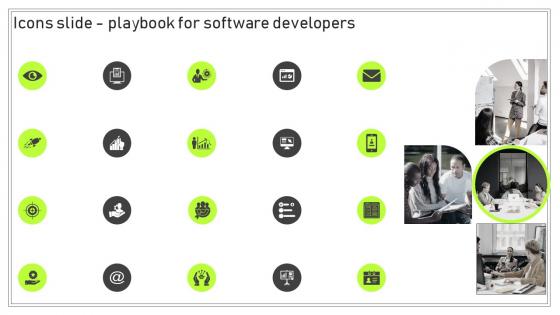 Icons Slide Playbook For Software Developers