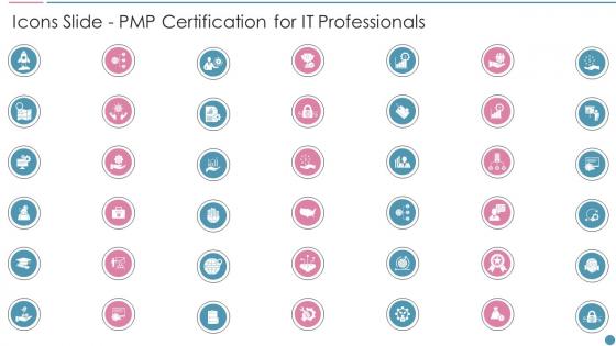 Icons Slide Pmp Certification For It Professionals Ppt Slides Infographic Template