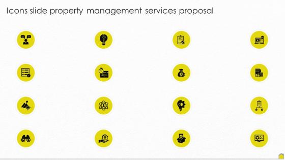 Icons Slide Property Management Services Proposal Ppt Powerpoint Presentation Pictures Graphic