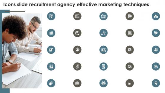 Icons Slide Recruitment Agency Effective Marketing Techniques Strategy SS V
