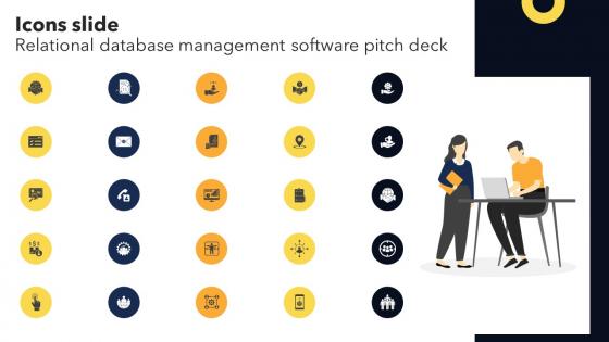 Icons Slide Relational Database Management Software Pitch Deck