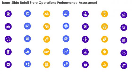 Icons Slide Retail Store Operations Performance