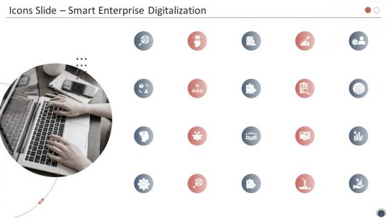 Icons Slide Smart Enterprise Digitalization