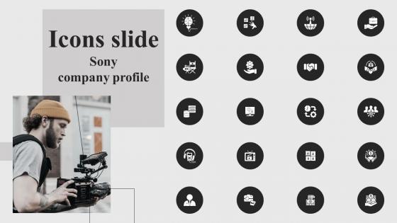 Icons Slide Sony Company Profile CP SS