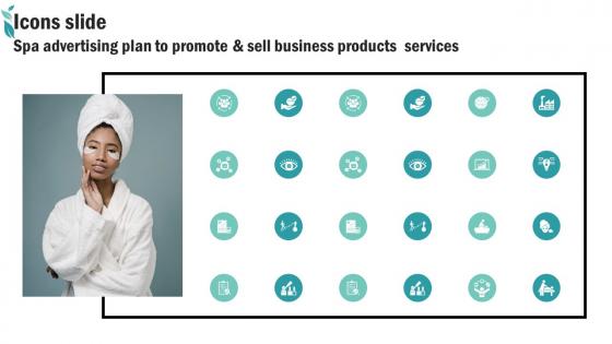 Icons Slide Spa Advertising Plan To Promote And Sell Business Products Services Strategy SS V