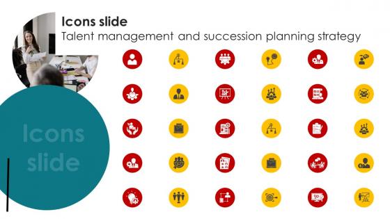 Icons Slide Talent Management And Succession Planning Strategy