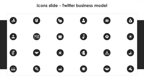 Icons Slide Twitter Business Model BMC SS