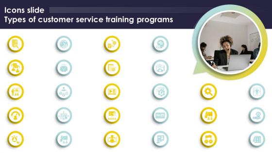 Icons Slide Types Of Customer Service Training Programs