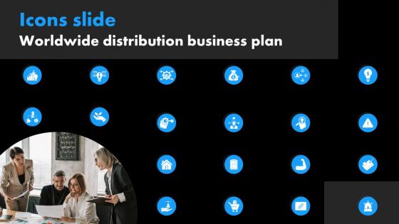 Icons Slide Worldwide Distribution Business Plan BP SS