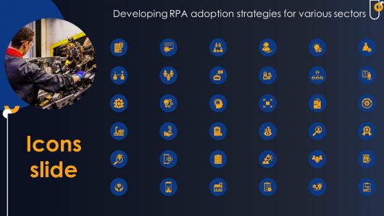 Icons Slides Developing RPA Adoption Strategies