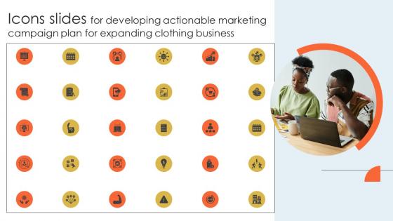 Icons Slides For Developing Actionable Marketing Campaign Plan For Expanding Strategy SS V