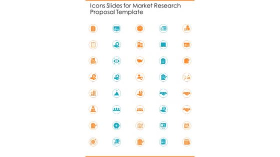 Icons Slides For Market Research Proposal Template One Pager Sample Example Document