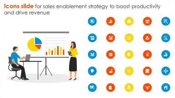 Icons Slides For Sales Enablement Strategy To Boost Productivity And Drive Revenue SA SS