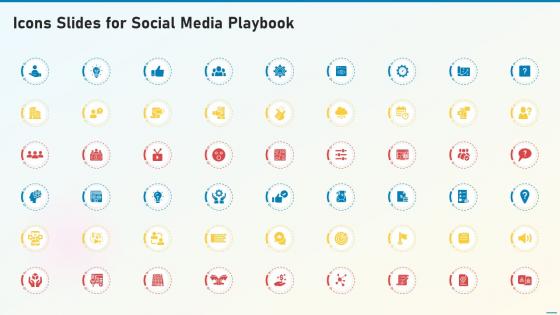 Icons Slides For Social Media Playbook Ppt Slides Inspiration