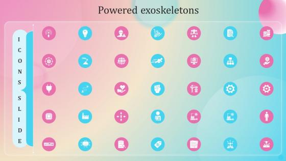 Icons Slides Powered Exoskeletons Ppt Styles Graphics Pictures