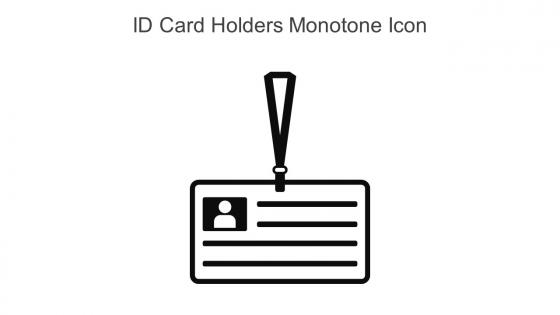 ID Card Holders Monotone Icon In Powerpoint Pptx Png And Editable Eps Format