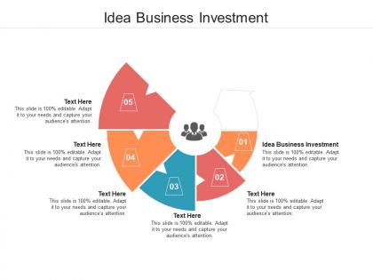 Idea business investment ppt powerpoint presentation icon mockup cpb