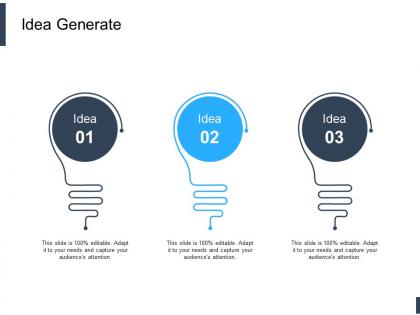 Idea generate innovation l612 ppt powerpoint presentation icon inspiration