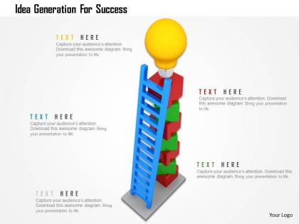 Idea generation for success image graphics for powerpoint